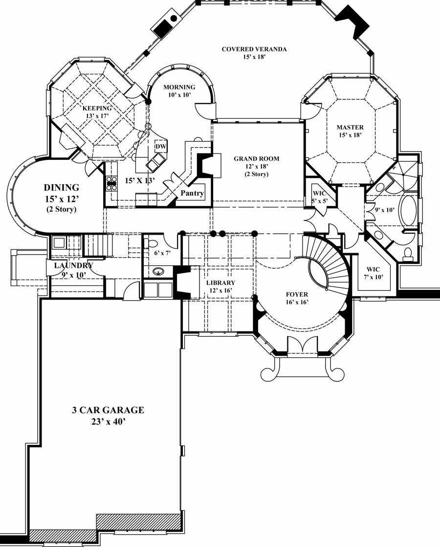 Courtyard Home Plans | HomeDesignPictures